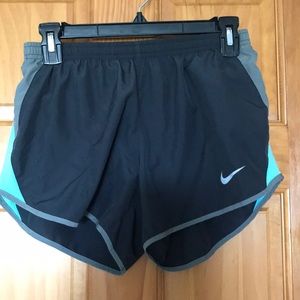 Grey & Blue Nike Short